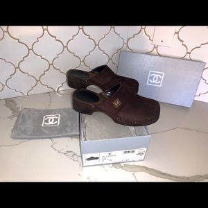 100%Authentic #Chanel chocolate clogs.Euro size 39